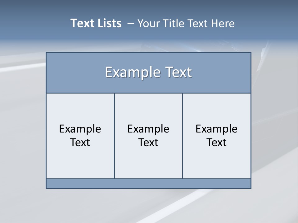 A Blue Semi Truck Driving Down A Highway PowerPoint Template