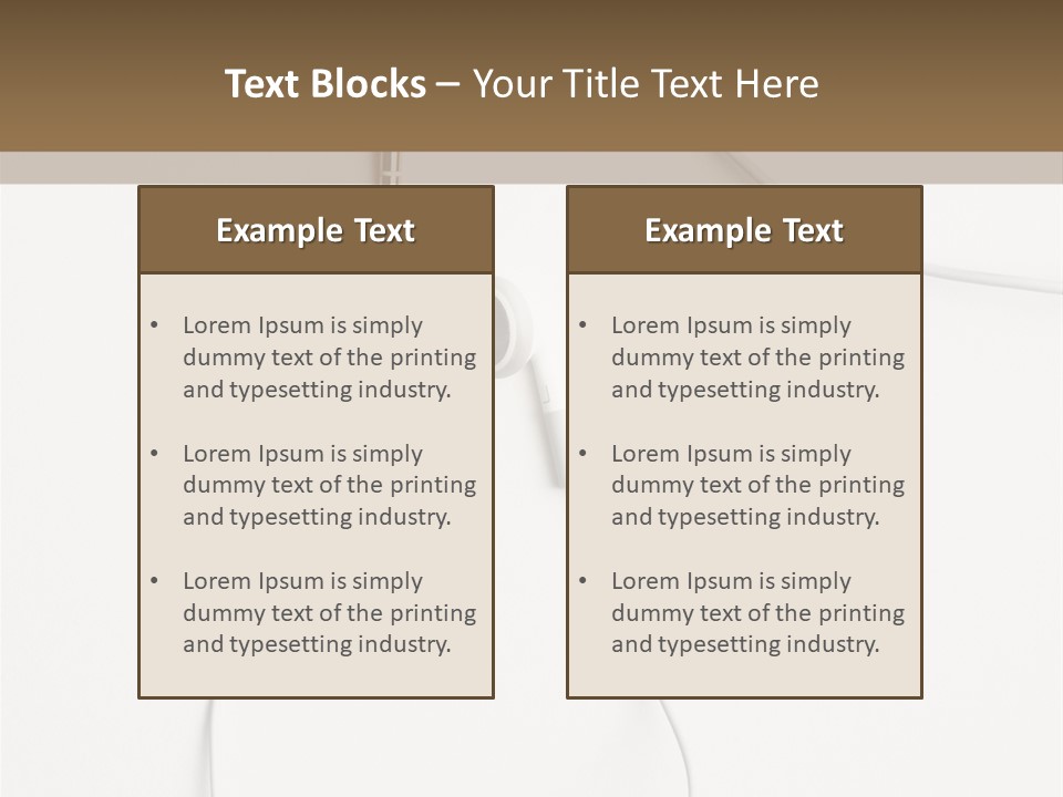 Stereo Control Digital PowerPoint Template
