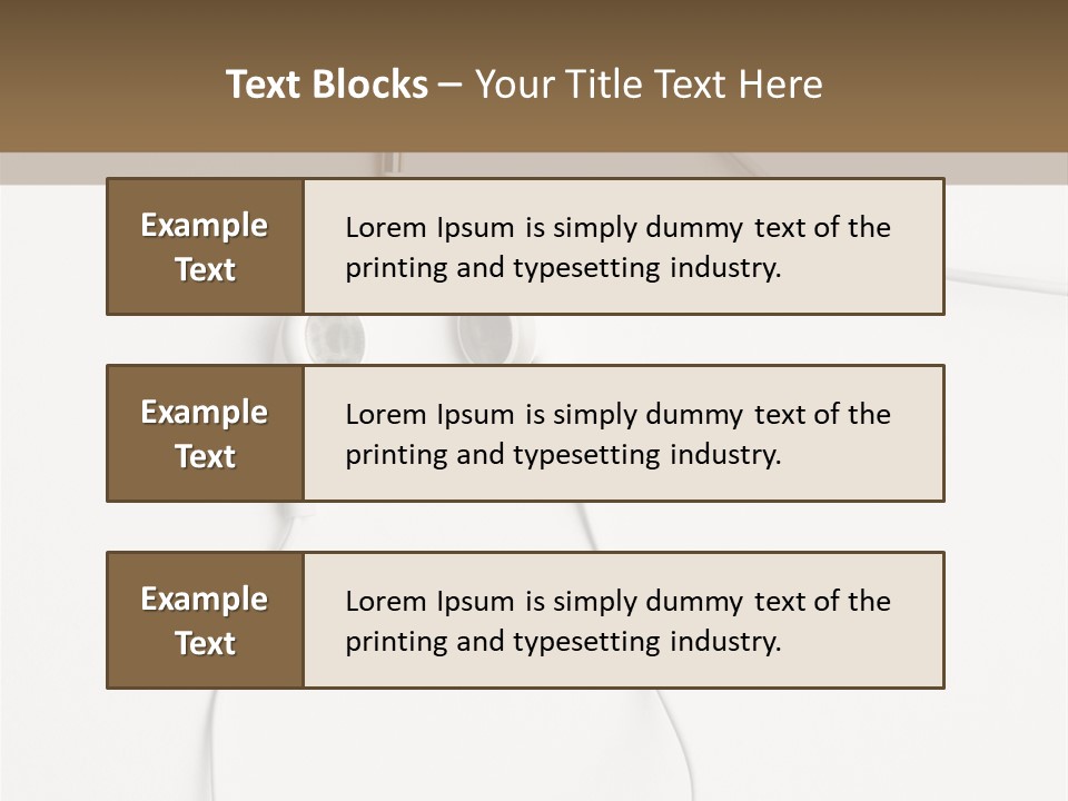 Stereo Control Digital PowerPoint Template