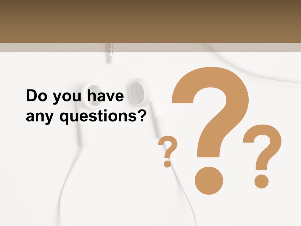 Stereo Control Digital PowerPoint Template