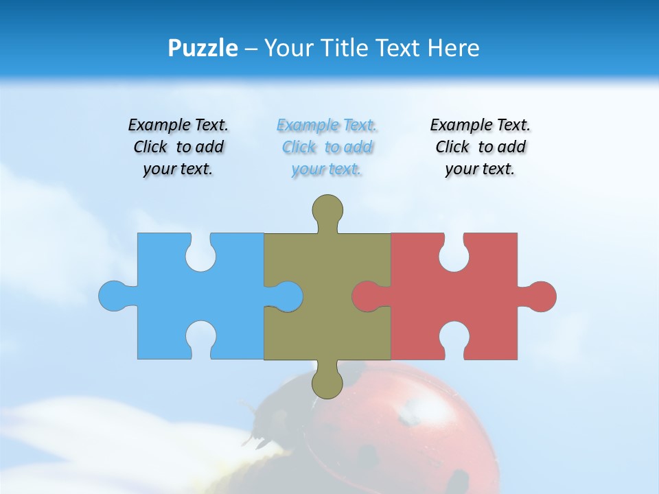 Environment Leaf Ladybug PowerPoint Template