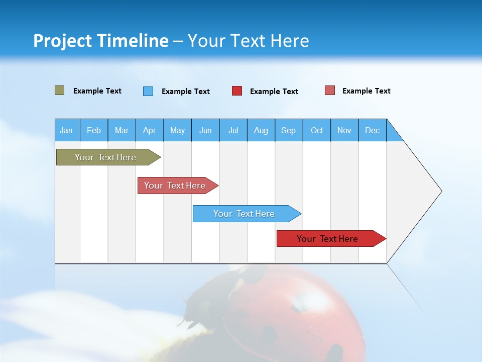 Environment Leaf Ladybug PowerPoint Template
