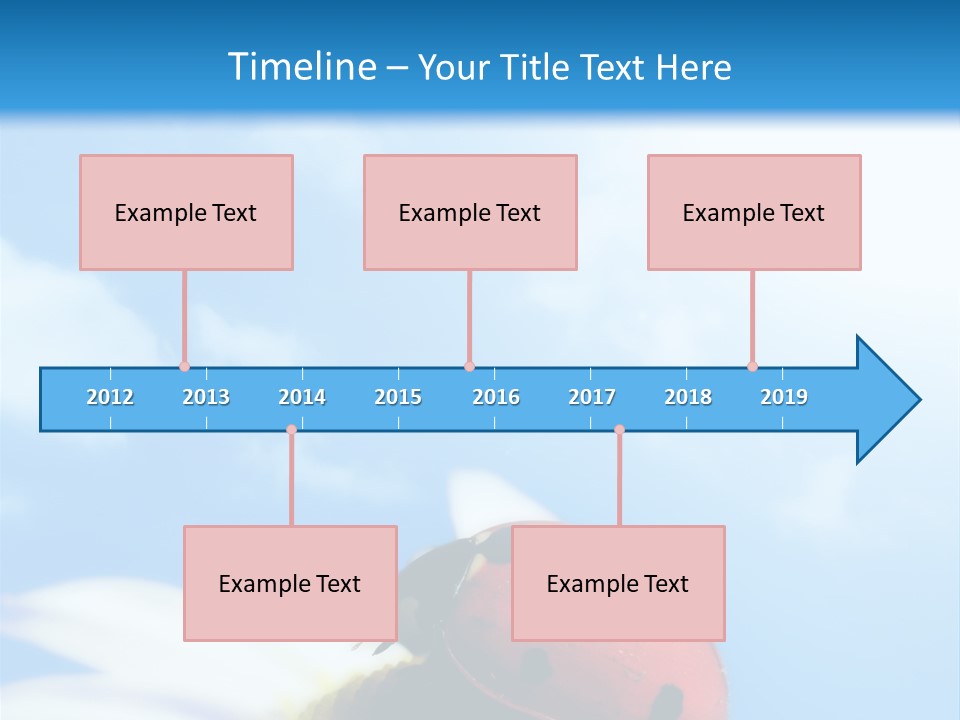 Environment Leaf Ladybug PowerPoint Template