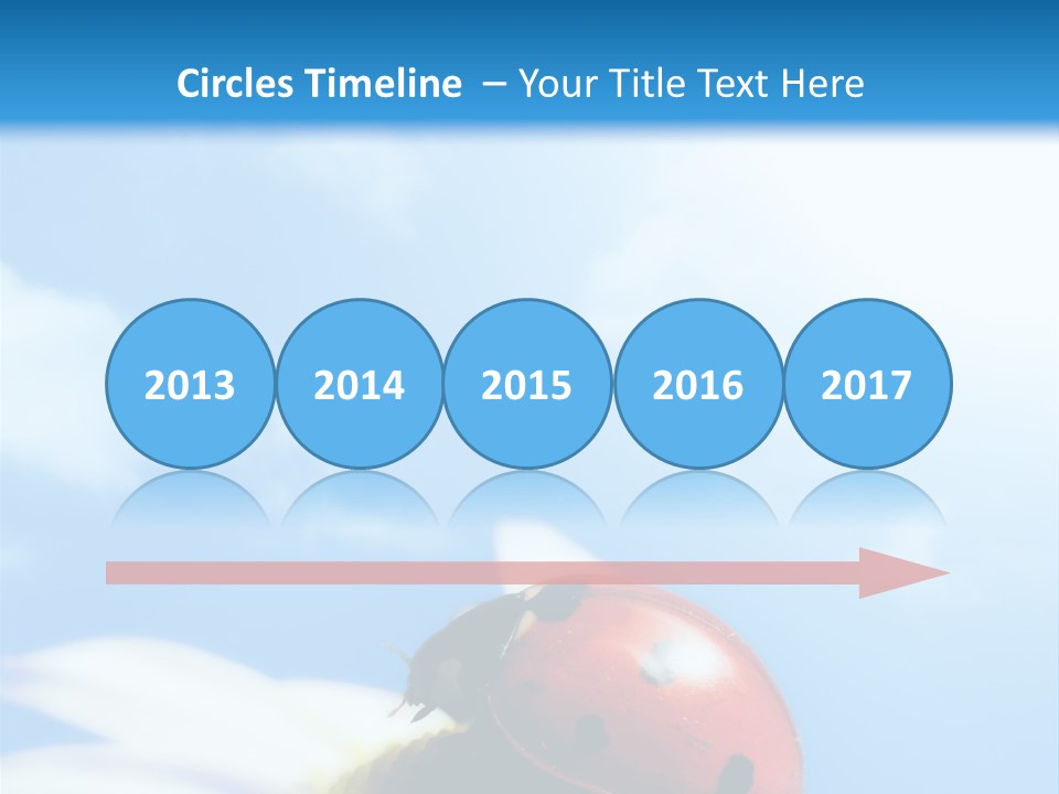 Environment Leaf Ladybug PowerPoint Template