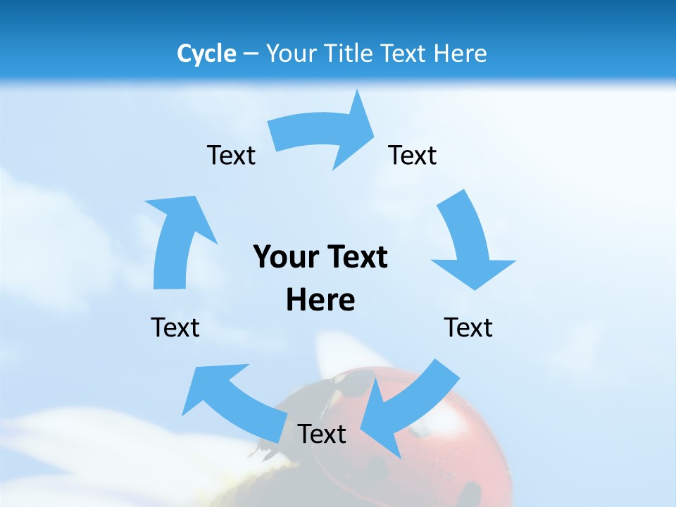 Environment Leaf Ladybug PowerPoint Template