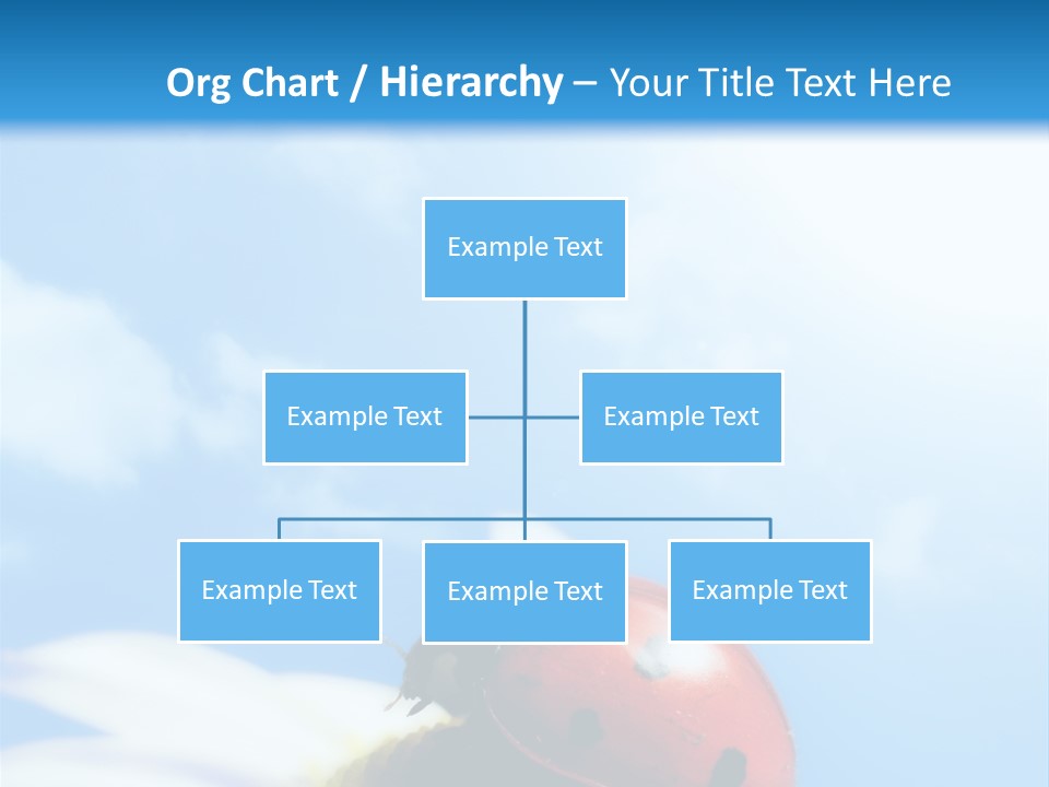 Environment Leaf Ladybug PowerPoint Template