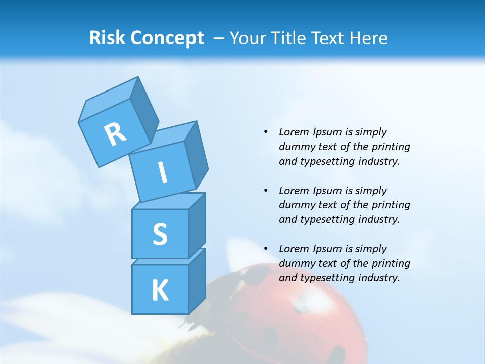 Environment Leaf Ladybug PowerPoint Template