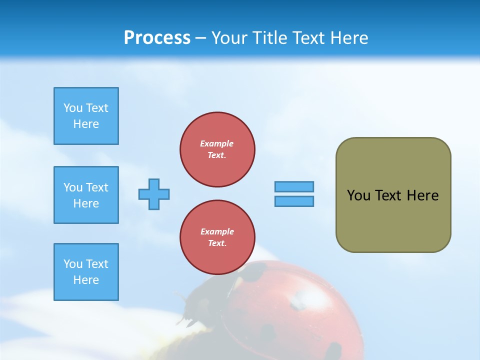Environment Leaf Ladybug PowerPoint Template