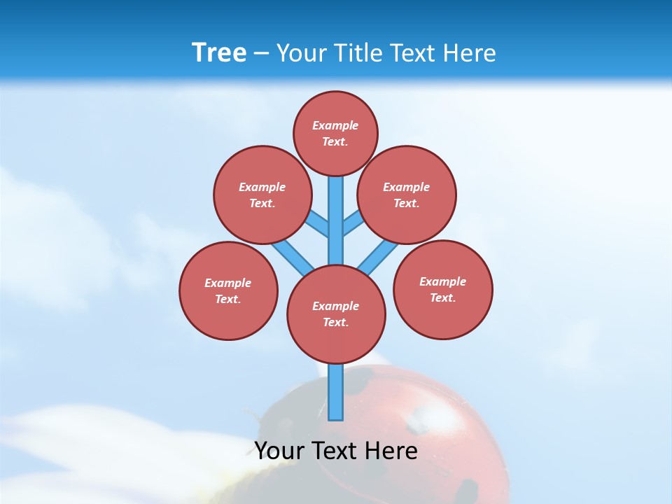 Environment Leaf Ladybug PowerPoint Template