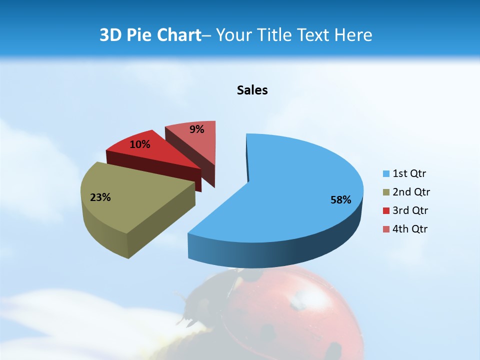Environment Leaf Ladybug PowerPoint Template