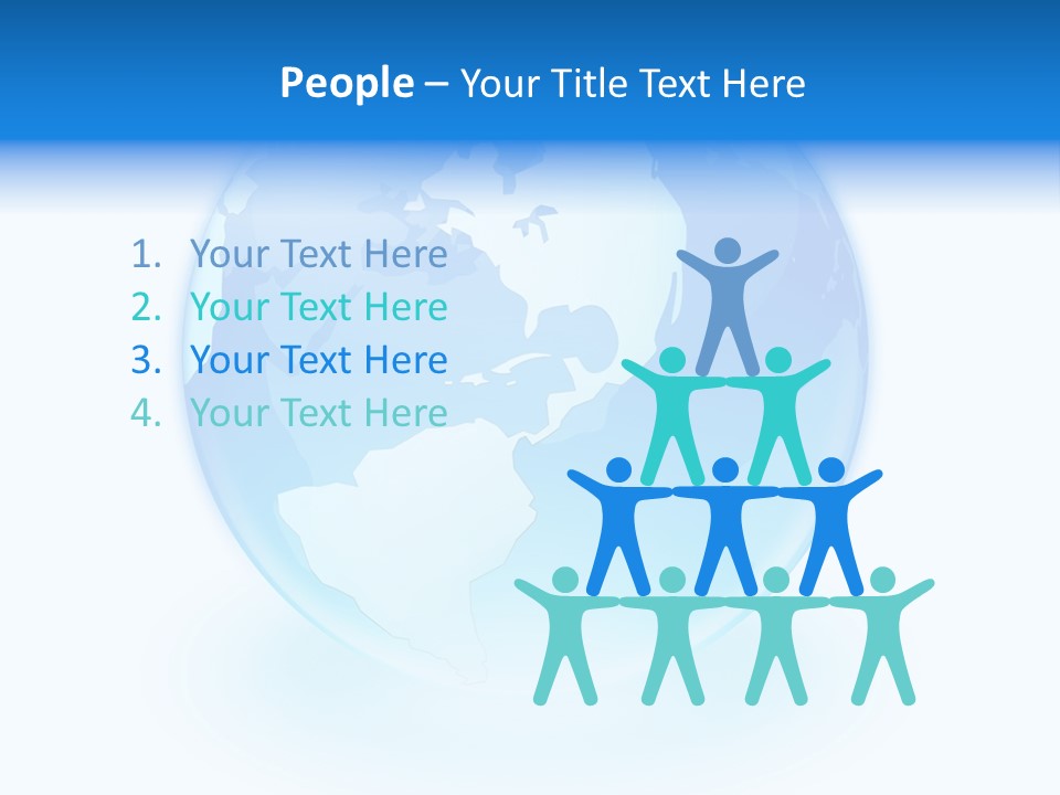 Unity Reach Team PowerPoint Template