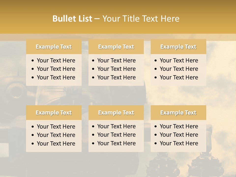 Card Style Spill PowerPoint Template
