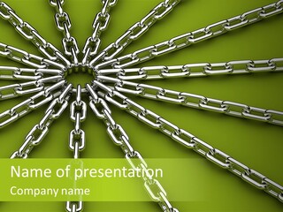 Business Shiny Security PowerPoint Template