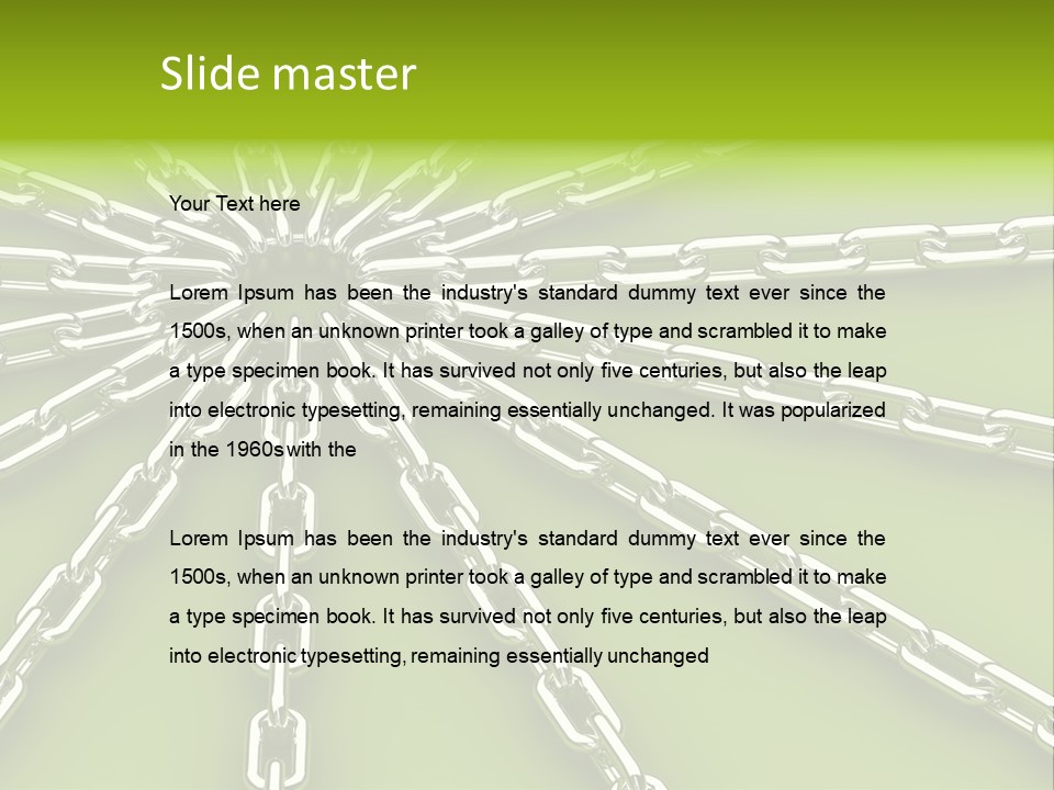 Business Shiny Security PowerPoint Template