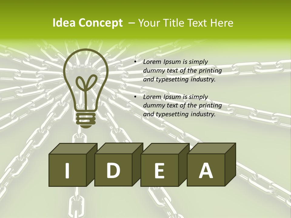 Business Shiny Security PowerPoint Template