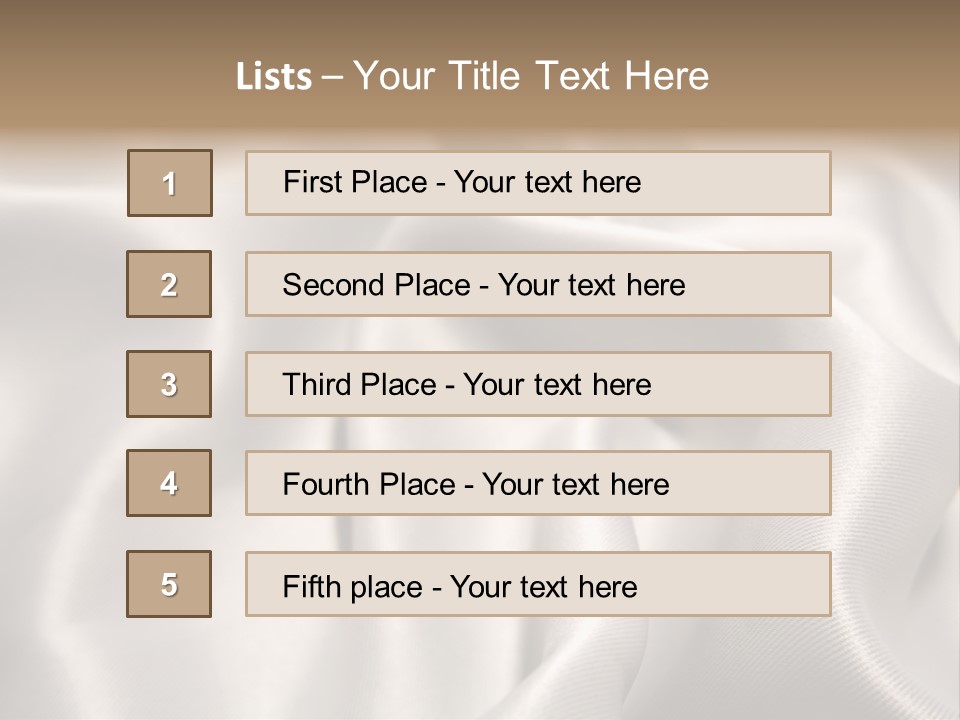 Silky Still Closeup PowerPoint Template