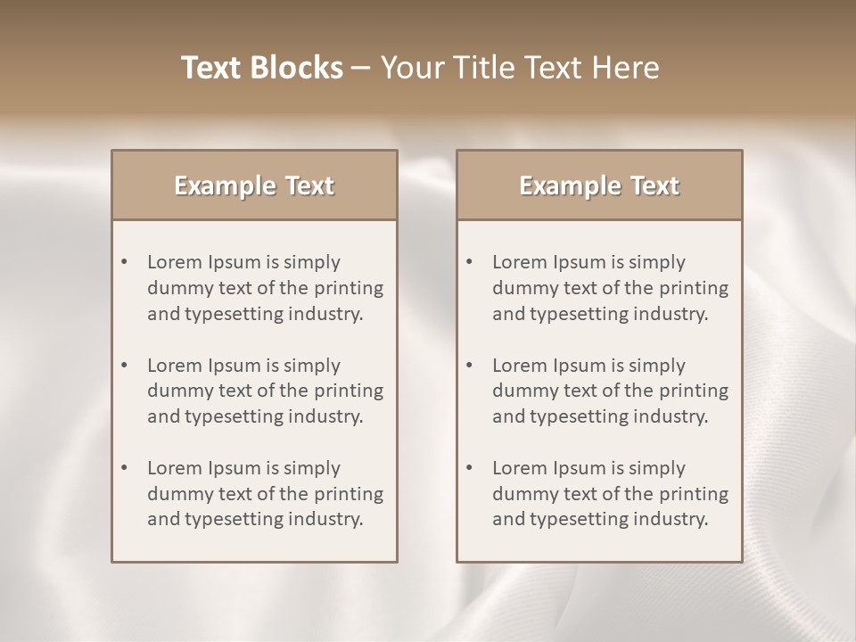 Silky Still Closeup PowerPoint Template