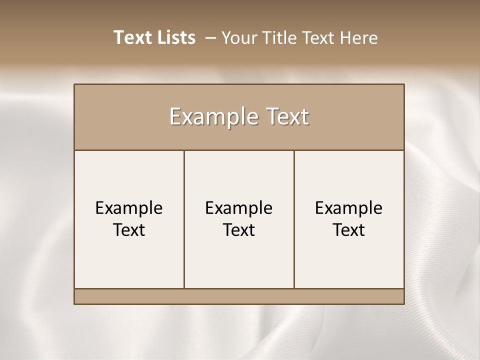 Silky Still Closeup PowerPoint Template