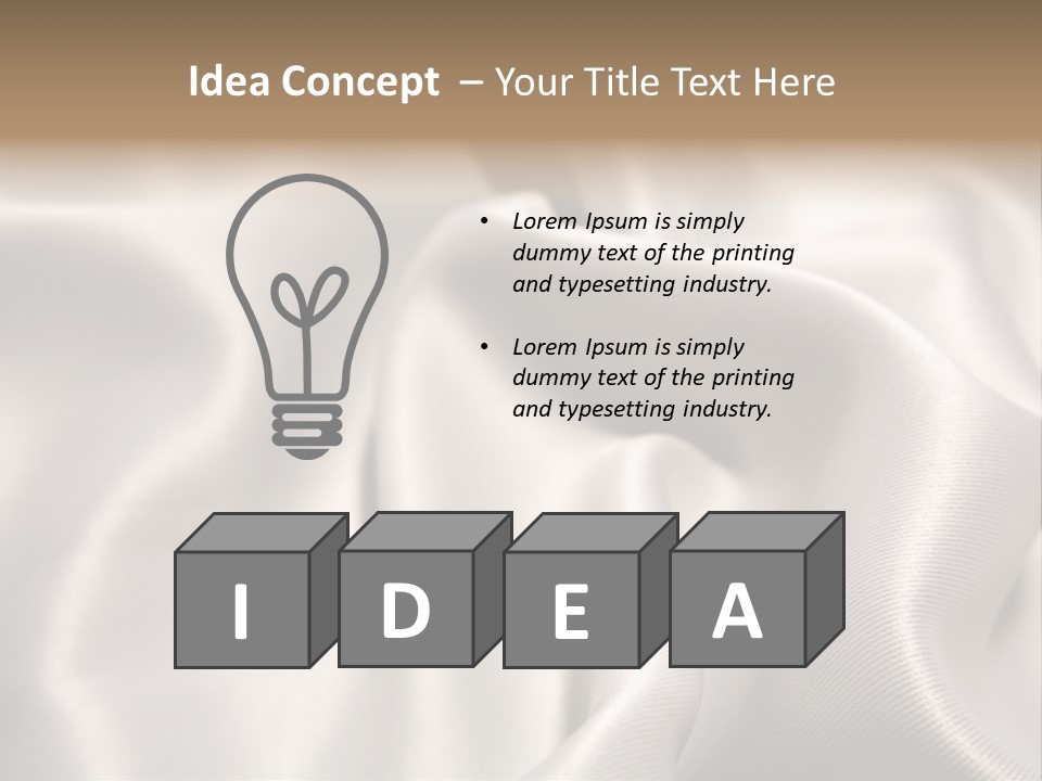 Silky Still Closeup PowerPoint Template