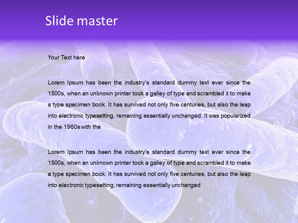 Illness Macro Ill PowerPoint Template