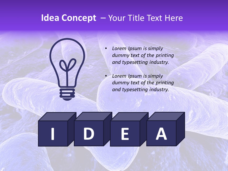 Illness Macro Ill PowerPoint Template