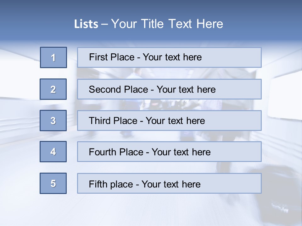 Baggage Entrance Urban PowerPoint Template
