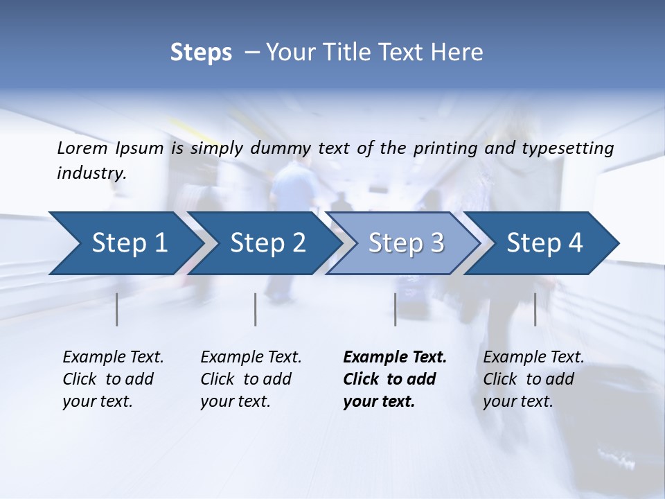 Baggage Entrance Urban PowerPoint Template
