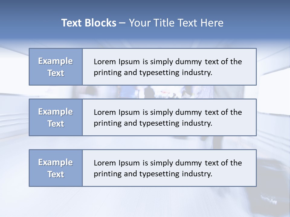 Baggage Entrance Urban PowerPoint Template