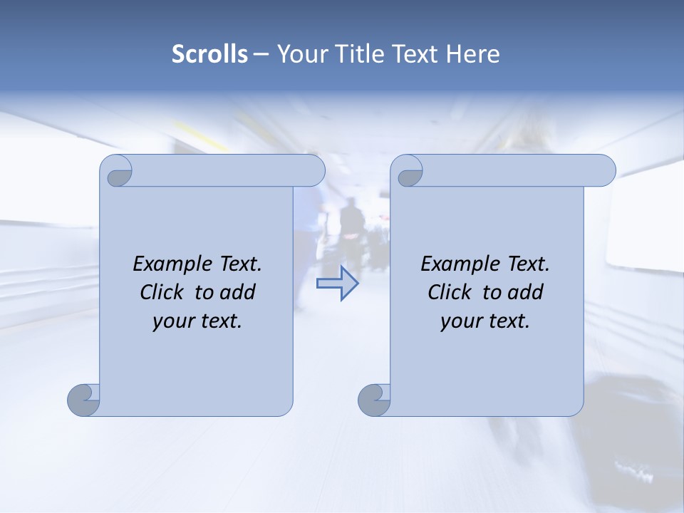 Baggage Entrance Urban PowerPoint Template