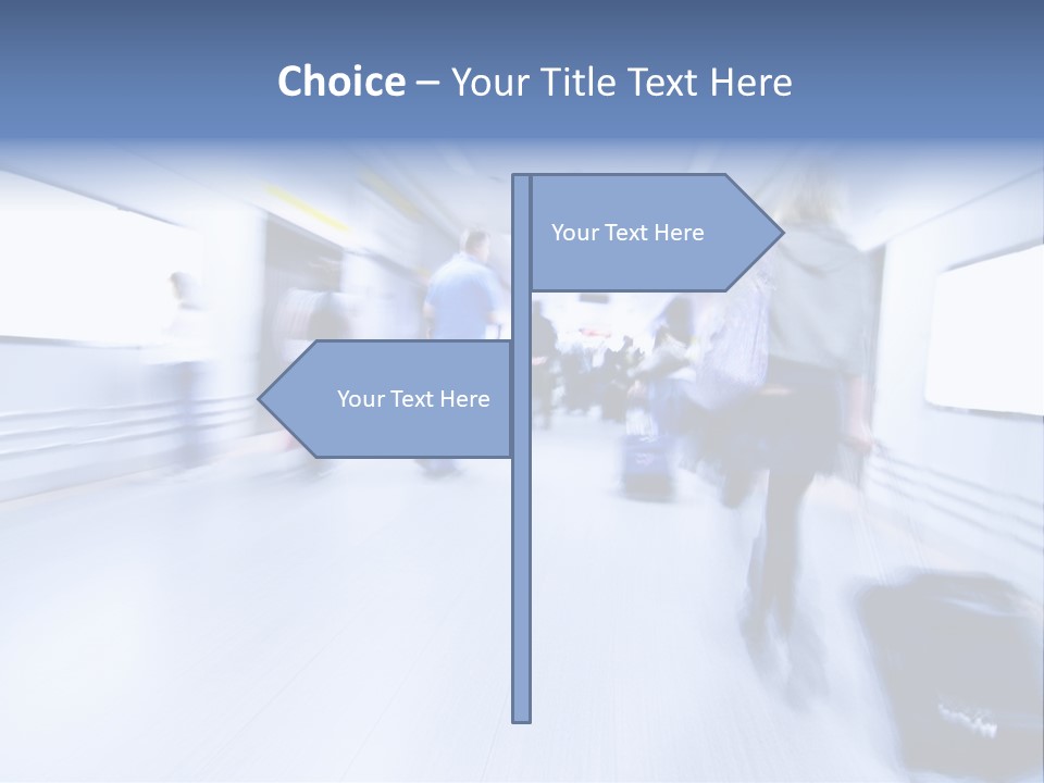 Baggage Entrance Urban PowerPoint Template