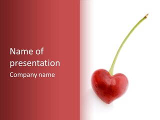 Romance Romantic Berry PowerPoint Template