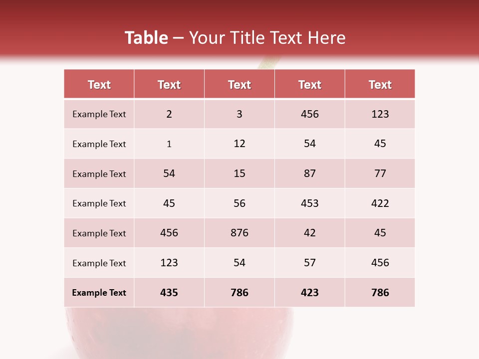 Romance Romantic Berry PowerPoint Template