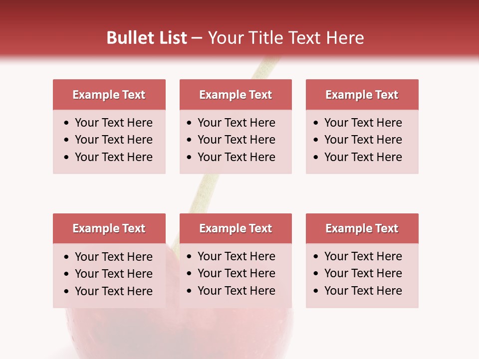 Romance Romantic Berry PowerPoint Template