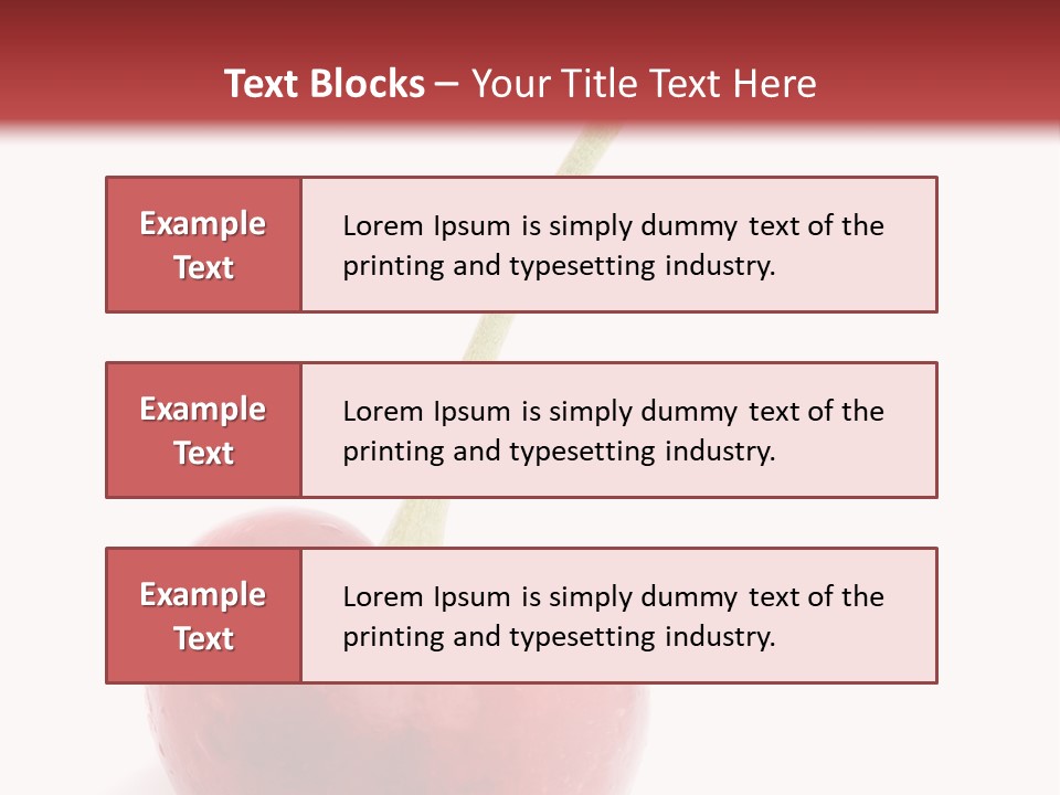 Romance Romantic Berry PowerPoint Template