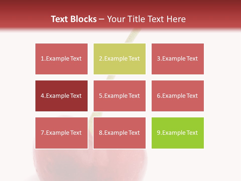 Romance Romantic Berry PowerPoint Template