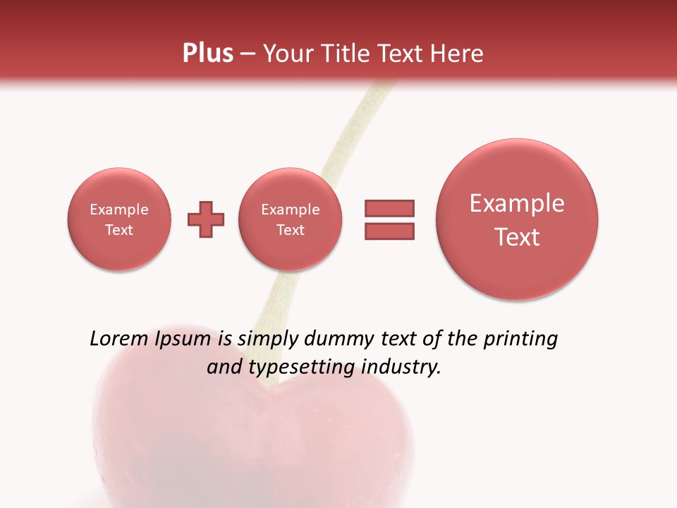 Romance Romantic Berry PowerPoint Template