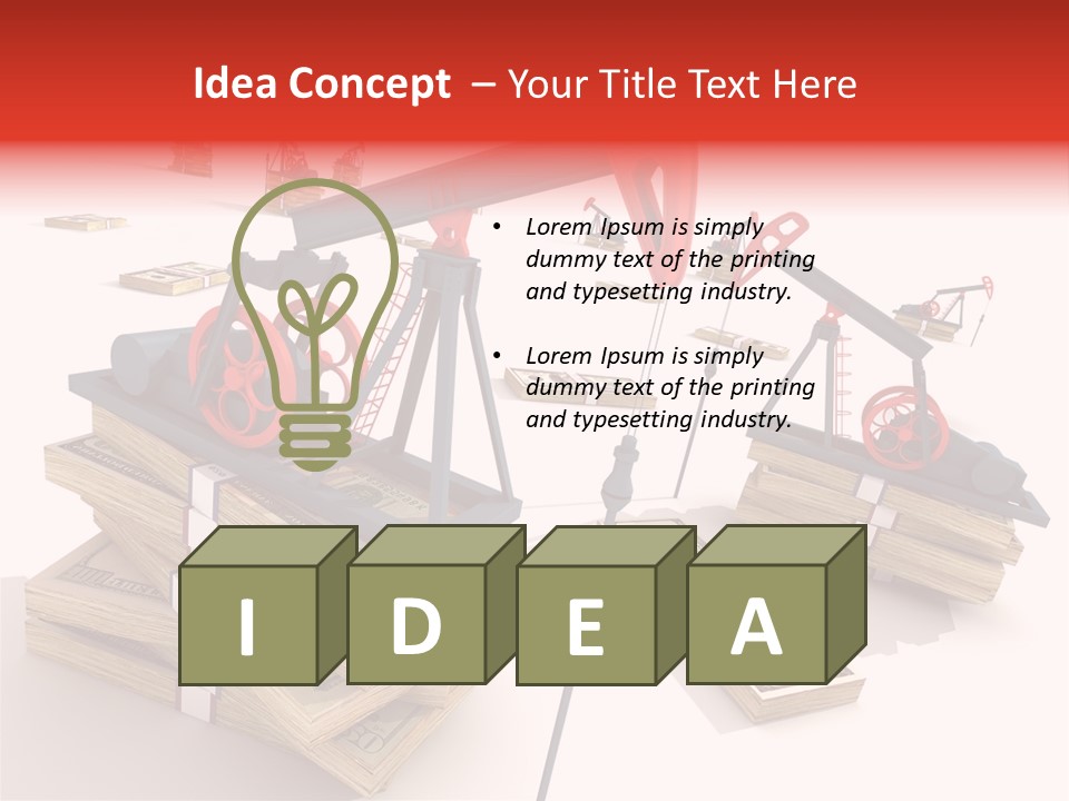 White Rig Business PowerPoint Template