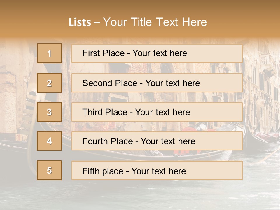 Ride Building Tourism PowerPoint Template