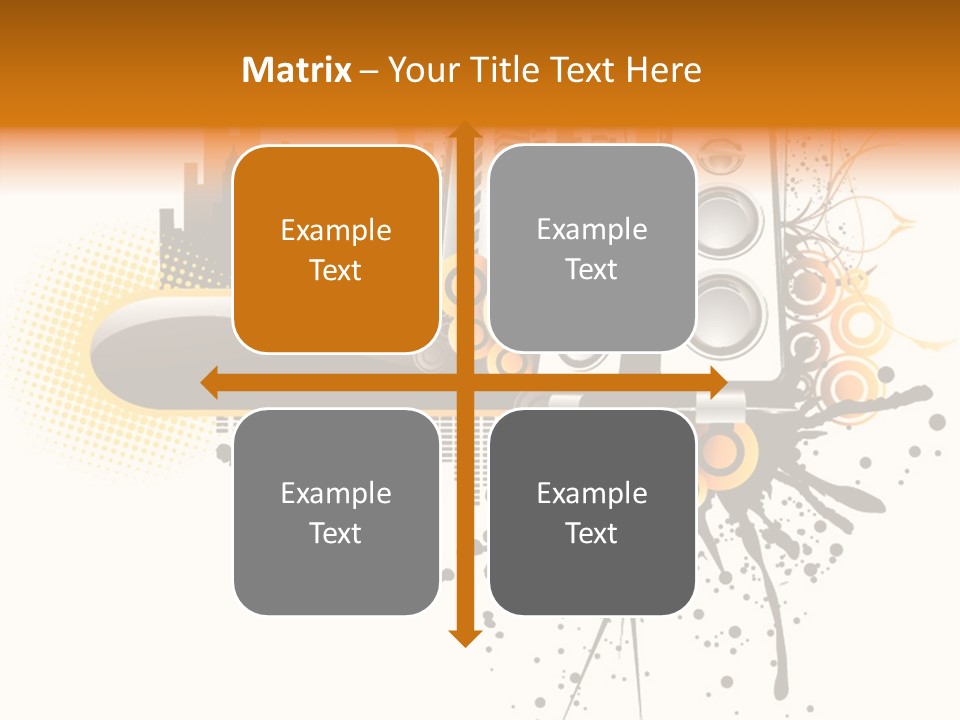 Surrounding Bass Power PowerPoint Template