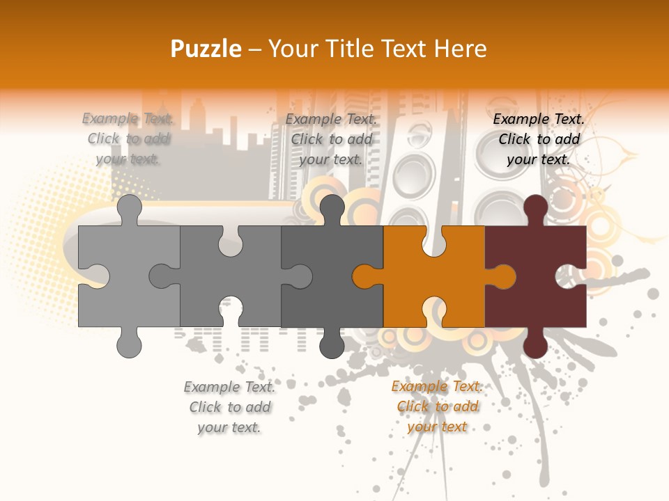 Surrounding Bass Power PowerPoint Template