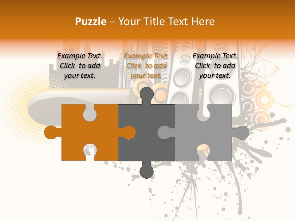 Surrounding Bass Power PowerPoint Template