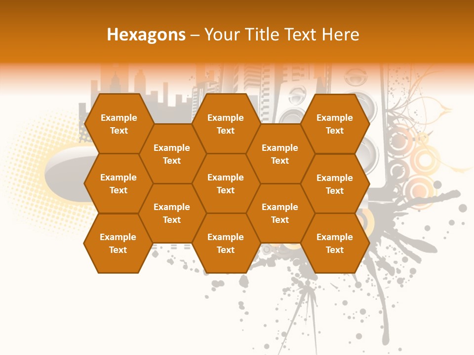 Surrounding Bass Power PowerPoint Template