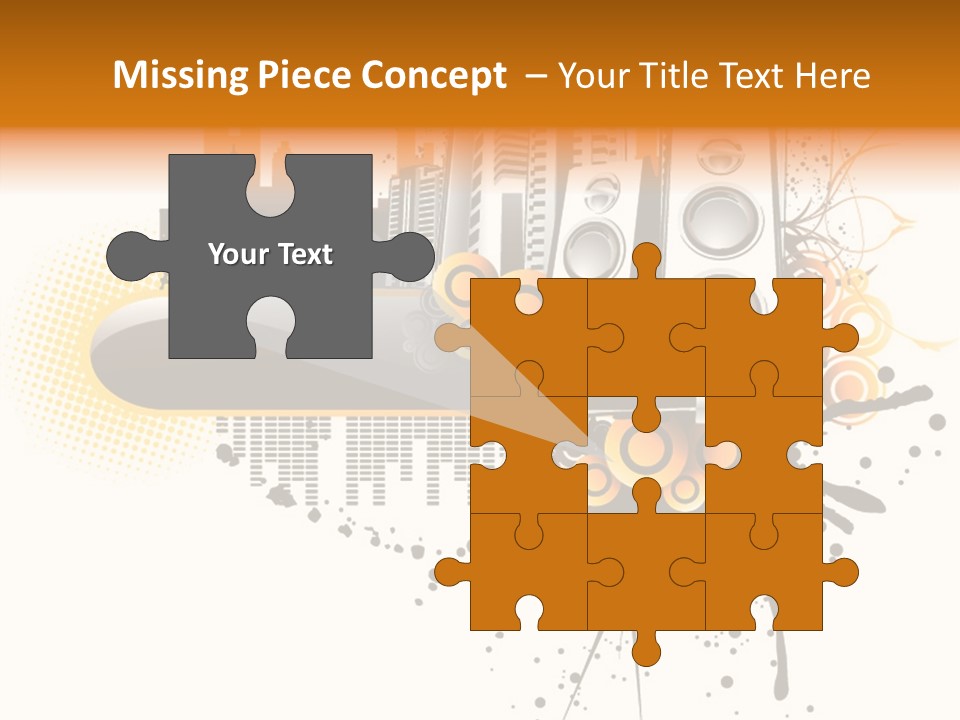 Surrounding Bass Power PowerPoint Template