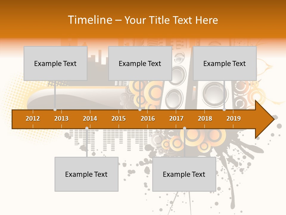 Surrounding Bass Power PowerPoint Template