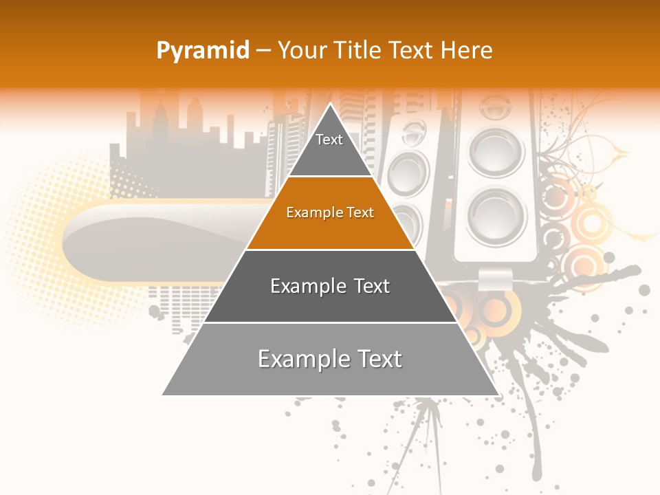 Surrounding Bass Power PowerPoint Template