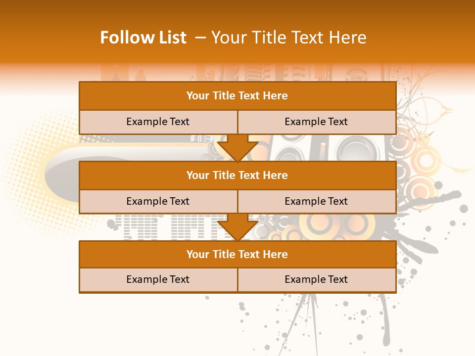 Surrounding Bass Power PowerPoint Template
