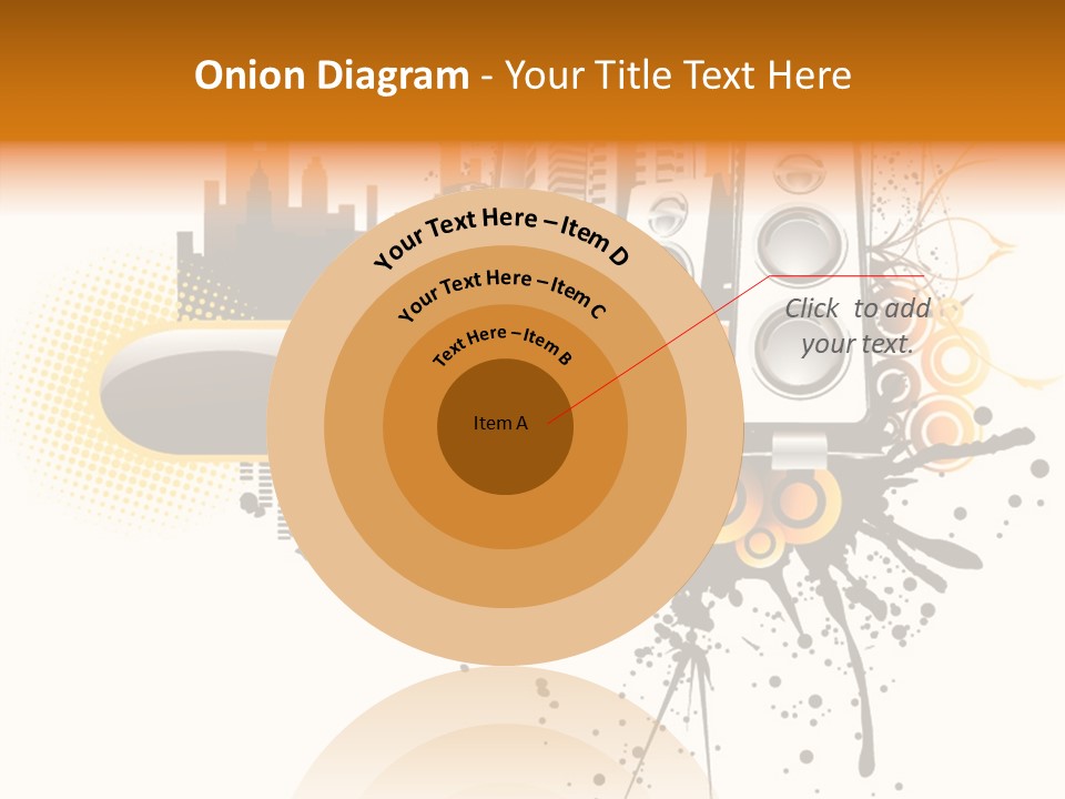 Surrounding Bass Power PowerPoint Template