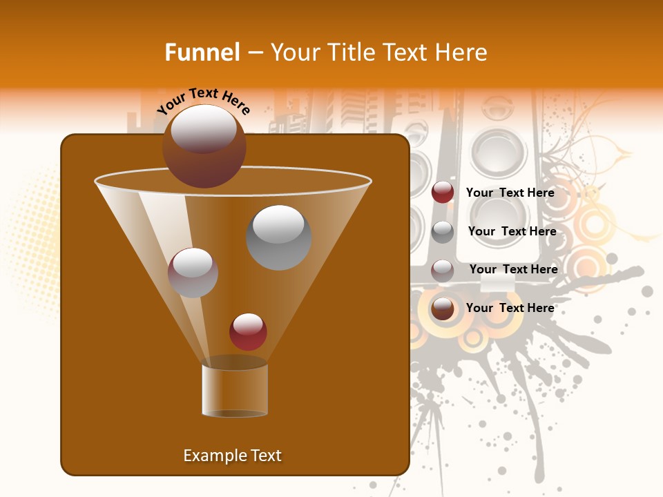 Surrounding Bass Power PowerPoint Template