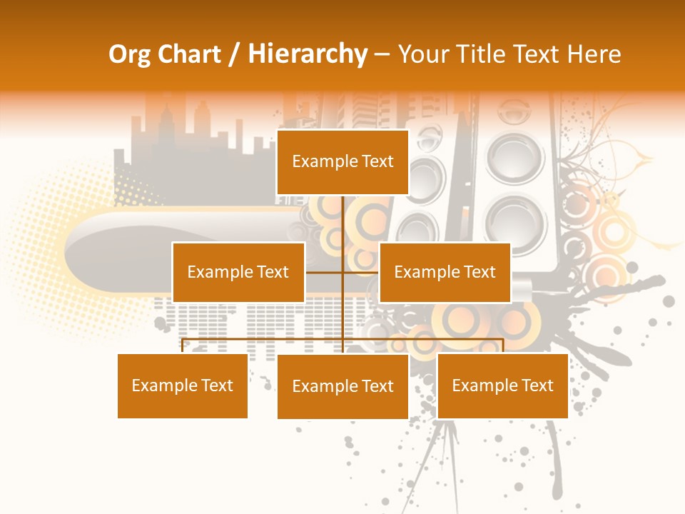 Surrounding Bass Power PowerPoint Template
