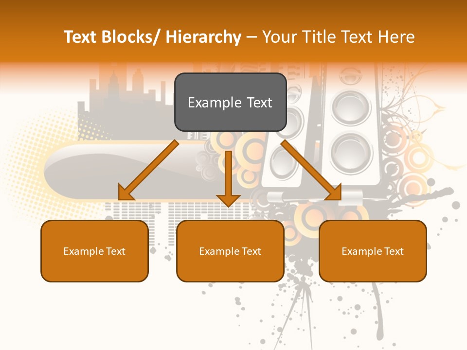 Surrounding Bass Power PowerPoint Template